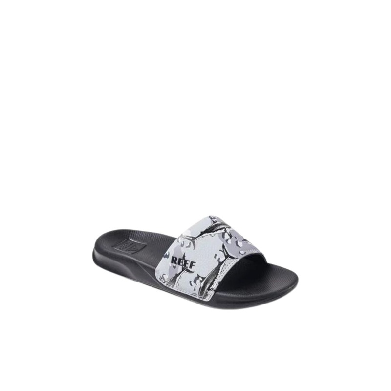 Reef Kids One Slide in Grey Camo Shark