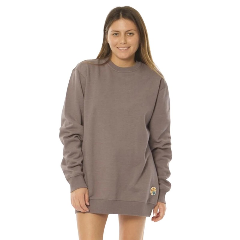 Sisstrevolution Outside Break Fleece Crew in Shark