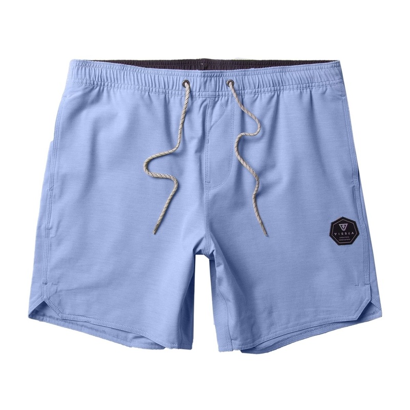 Vissla Breakers 16.5" Ecolastic Boardshorts in Harbor Blue