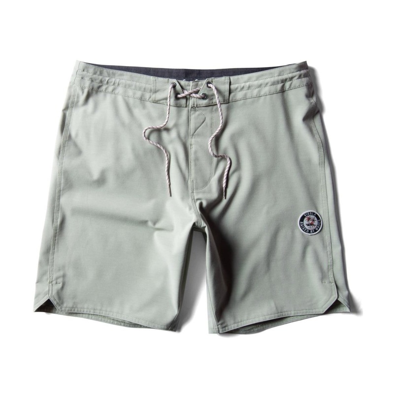 Vissla Solid Sets 18.5" Boardshorts in Light Sage