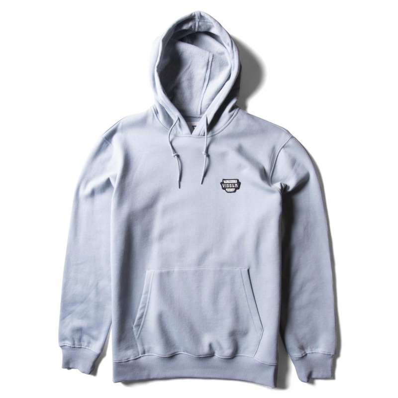 Vissla Solid Sets Eco Pullover Hoodie in Stone Blue