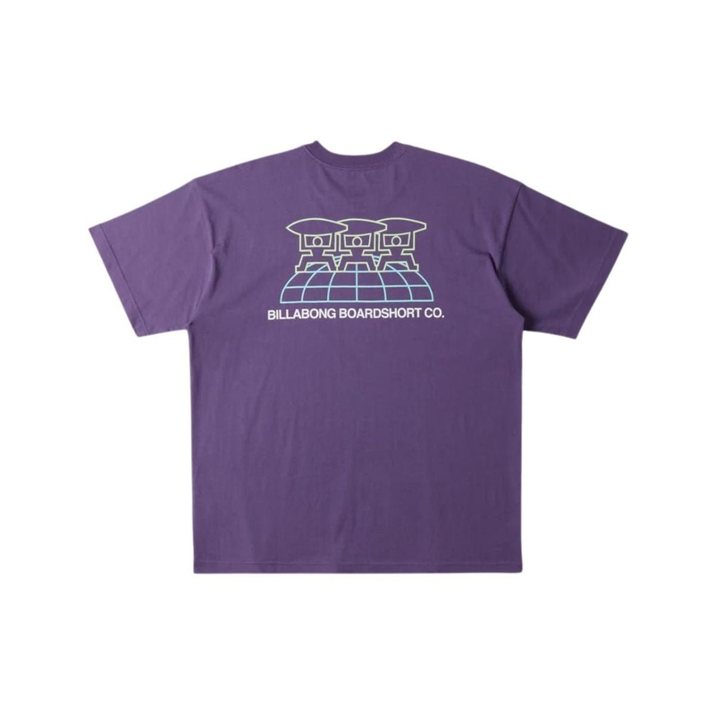 Billabong Worldwide SS OG Tee in Deep Plum