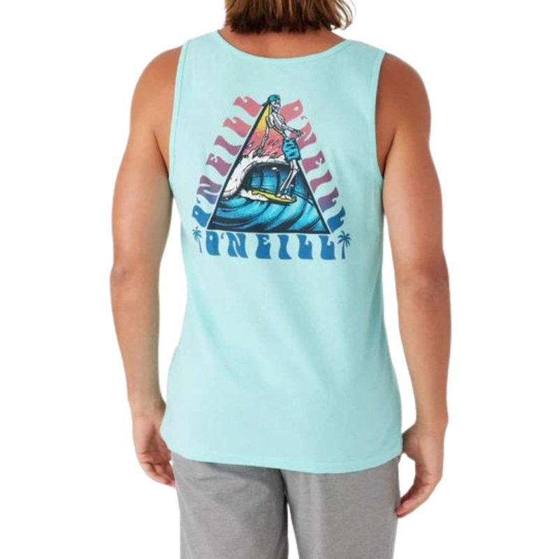 O'Neill El Jefe Tank in Turquoise