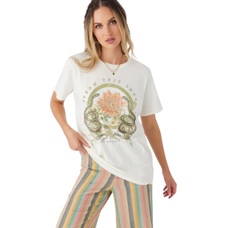 O'Neill Grow Love Tee in Winter White