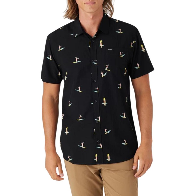 O'Neill Oasis Eco SS Standard Shirt in Black
