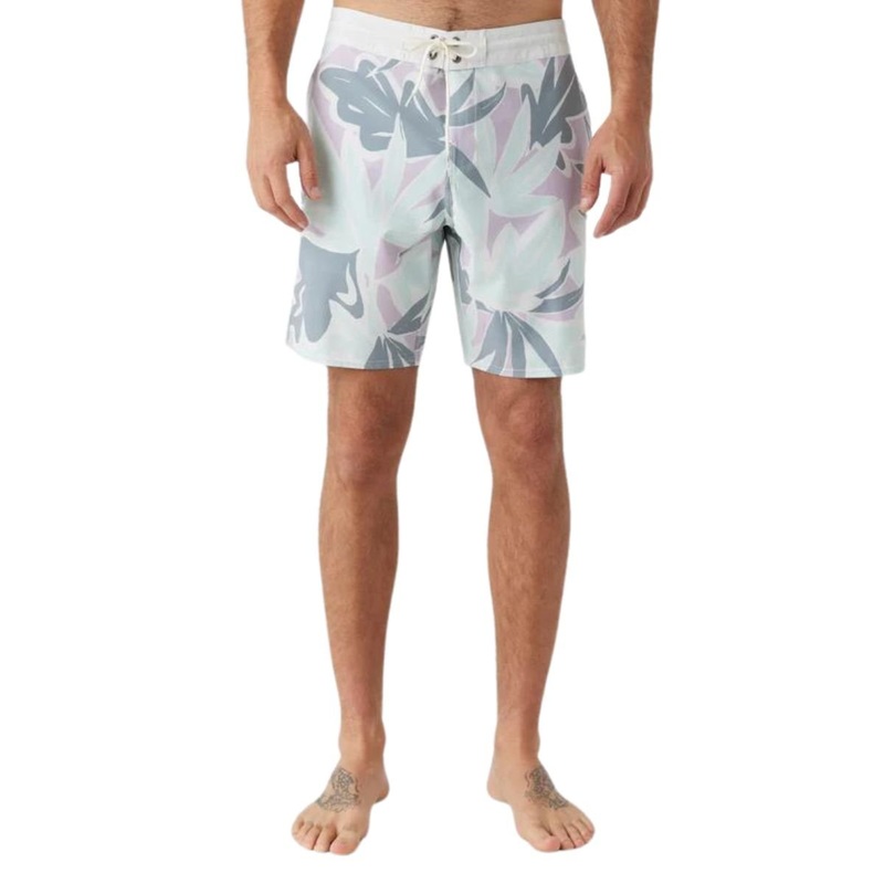 O'Neill OG Print Cruzer 18" Boardshorts in Seafoam
