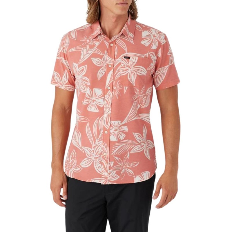 O'Neill TRVLR UPF Traverse Standard Shirt in Auburn
