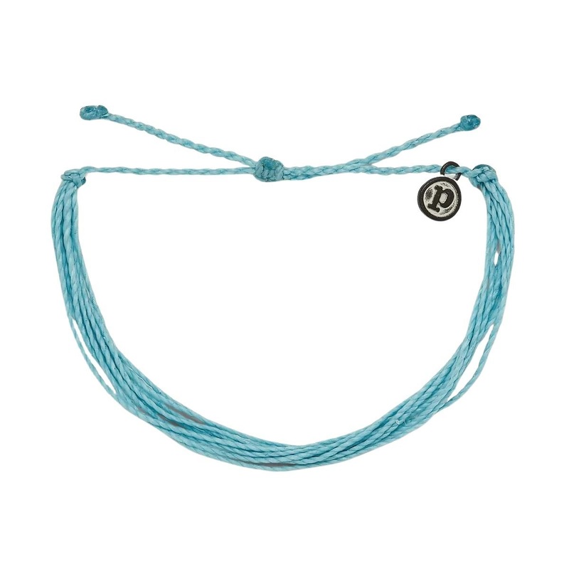 Pura Vida Bright Solid Original Bracelet in Crystal Blue