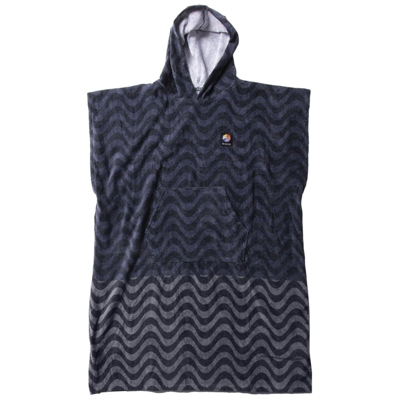 Vissla Spectrum Changing Towel Poncho in Black