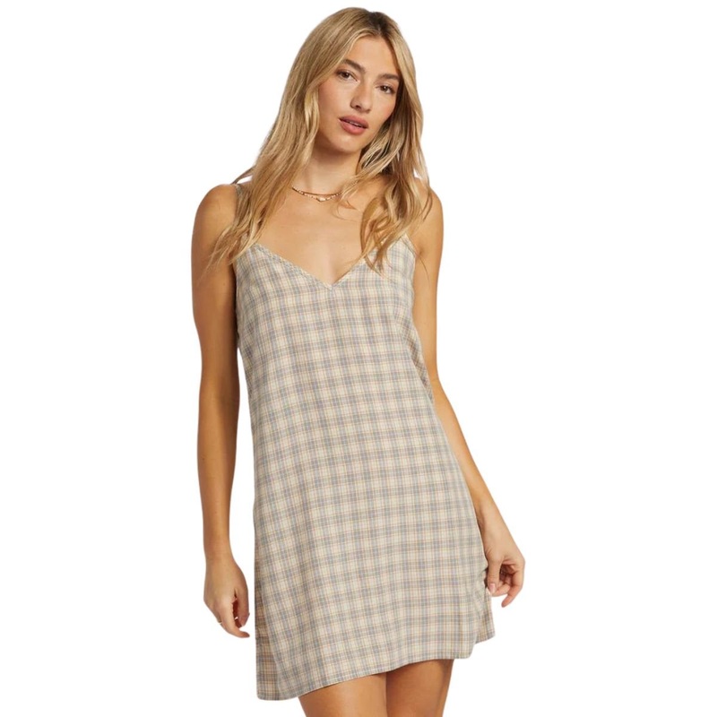 Billabong 90s Babe Mini Slip Dress in Western Sky
