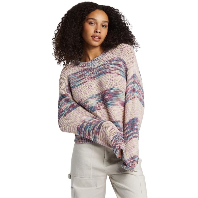 Billabong Fade Out Pullover Sweater in Blue Shadow