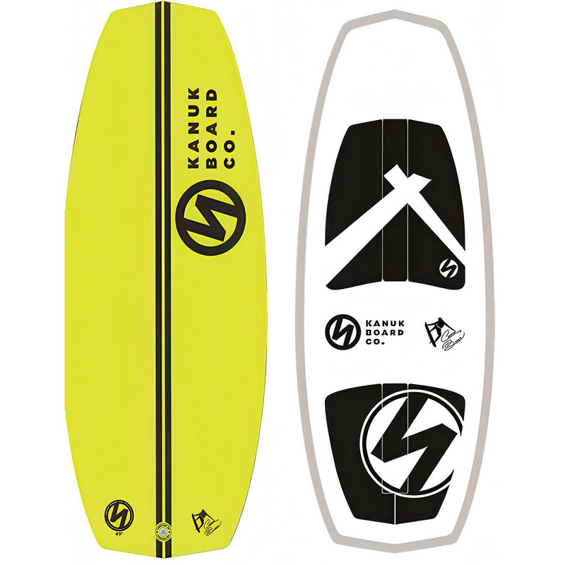 Kanuk Burnsy Pro Wakesurf Board in Yellow