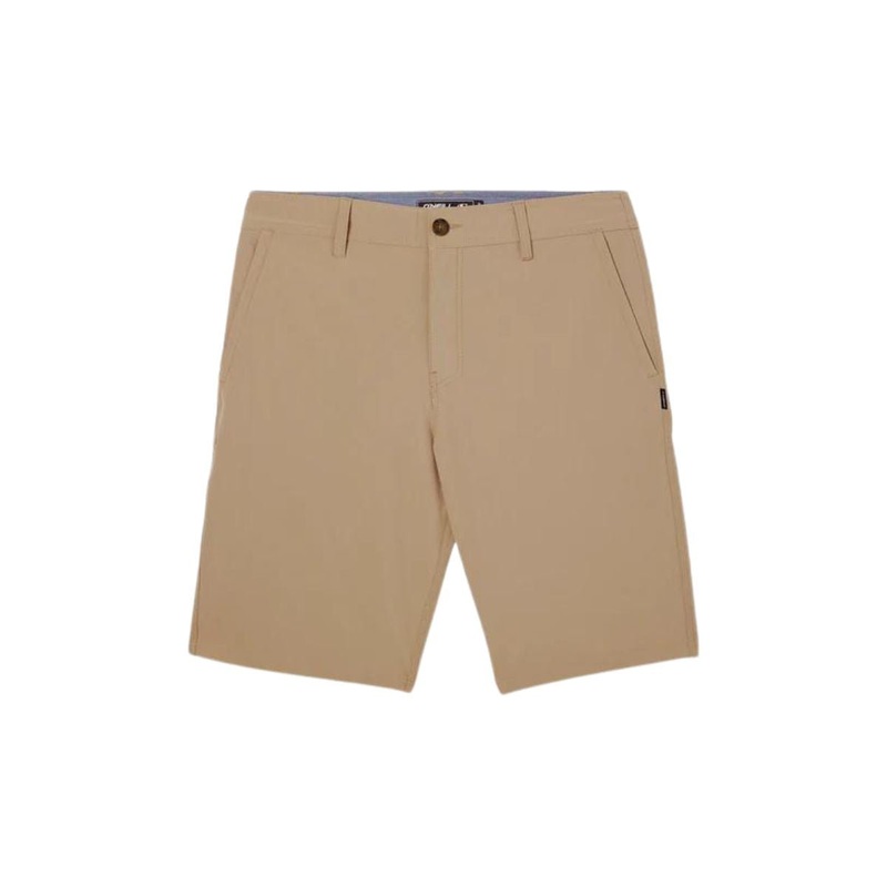 O'Neill Reserve Solid 21" Hybrid Shorts in Khaki