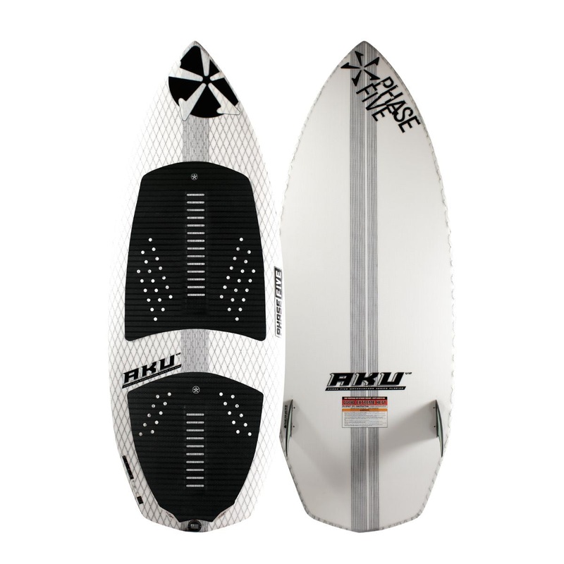 Phase 5 AKU Wakesurf Board 2024 - Black Pads