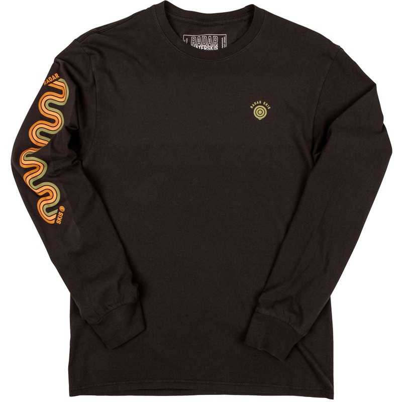 Radar Swerving Long Sleeve Tee in Black
