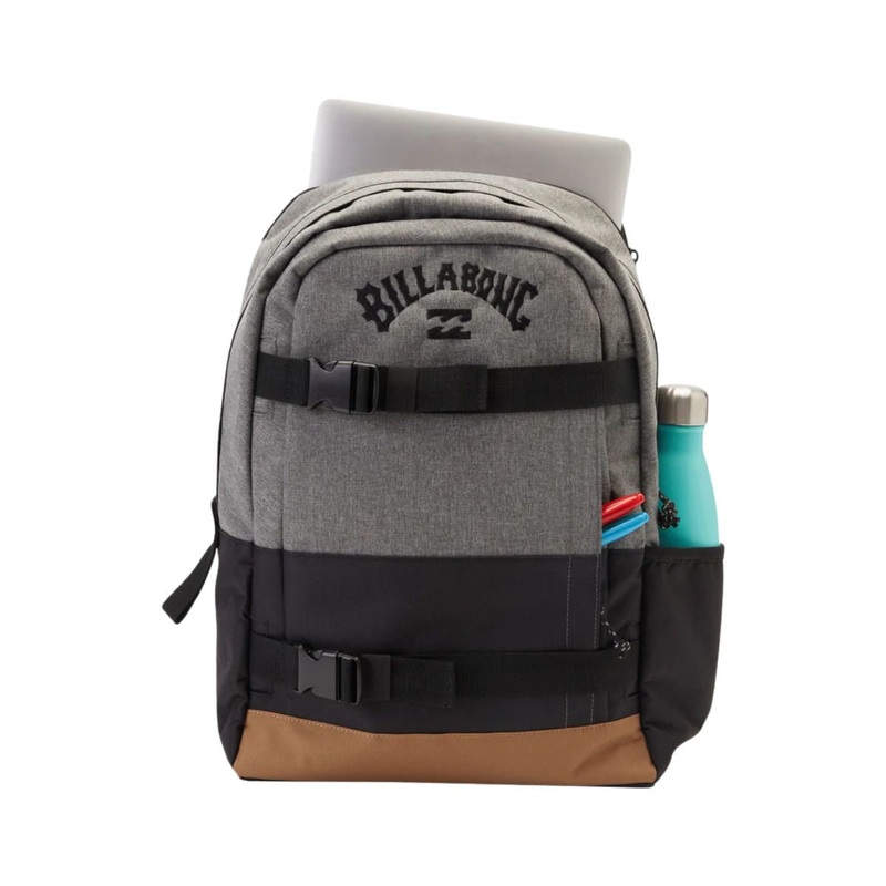 Billabong Command Stash 26L Backpack in Grey Heather