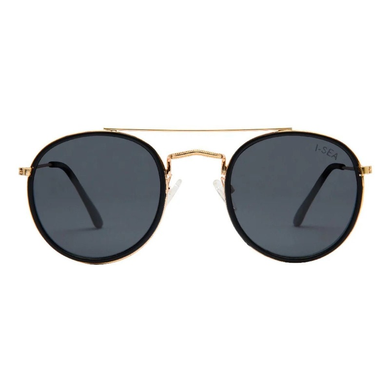I-Sea All Aboard Sunglass in Black/Smoke