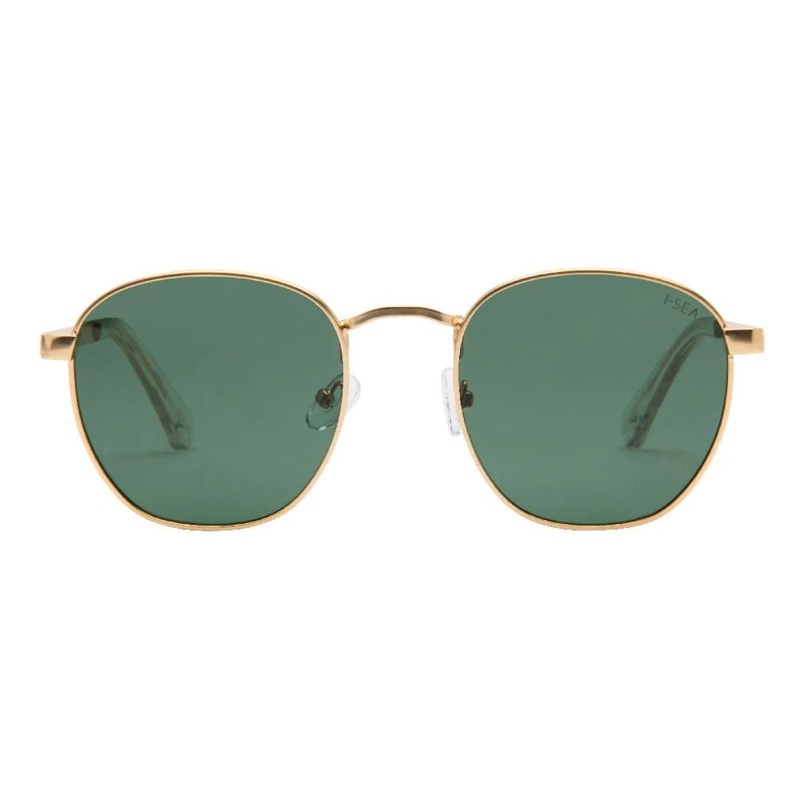 I-Sea Cooper Sunglasses in Gold/Green
