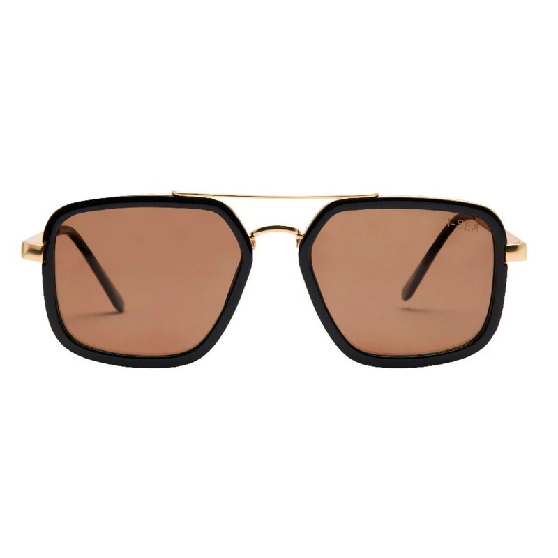 I-Sea Cruz Sunglasses in Black/Brown