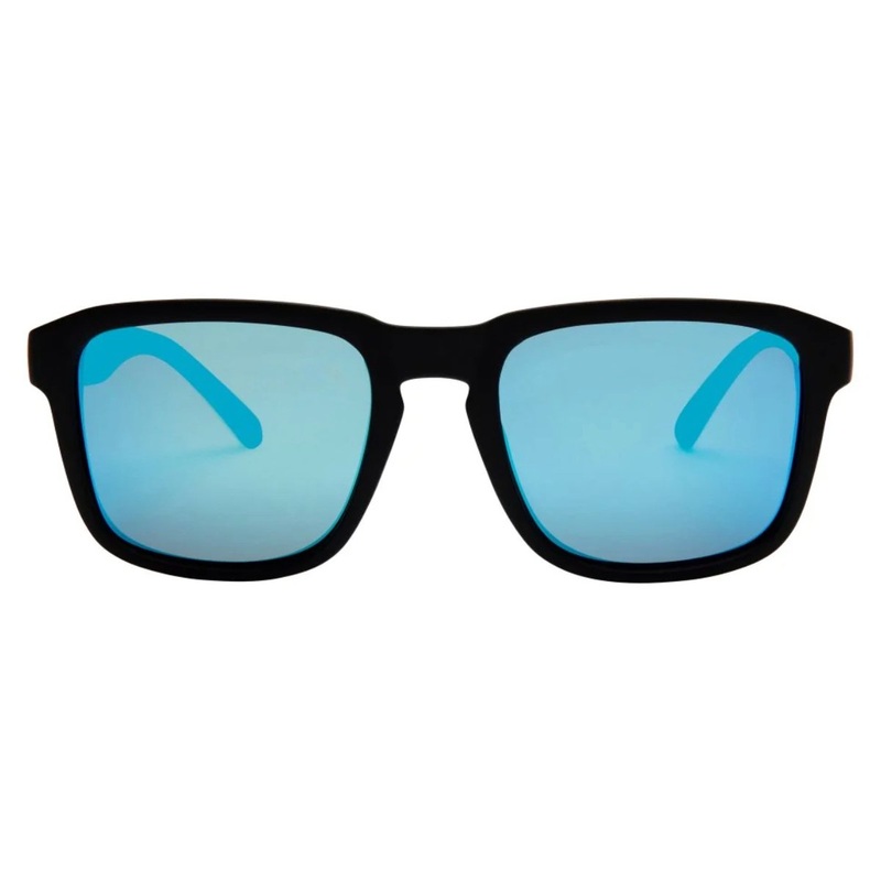 I-Sea Logan Sunglasses in Black/T-Blue