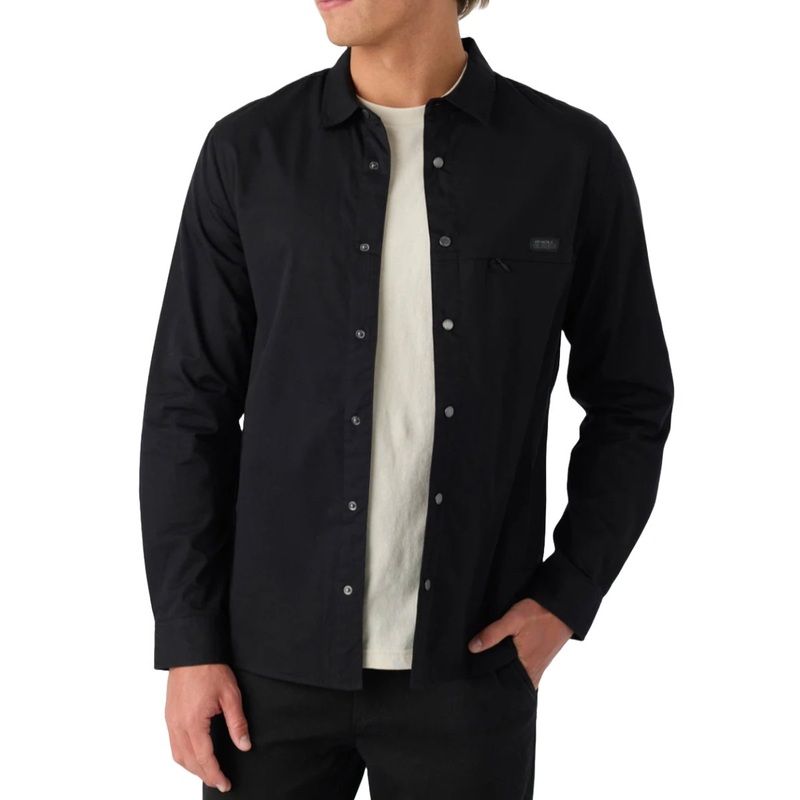 O'Neill TRVLR Drifter Overshirt in Black
