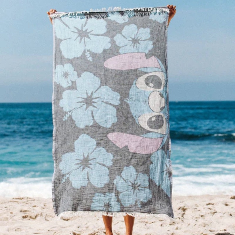 Sand Cloud Stitch Hibiscus Beach Towel