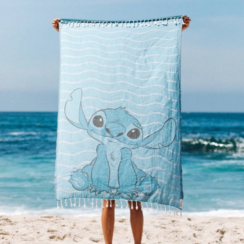 Sand Cloud Stitch Waves Beach Towel