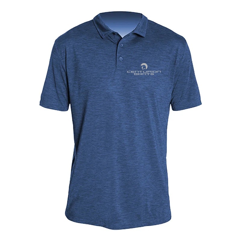 Anetik Centurion Low Pro Tech Polo in Navy Heathered