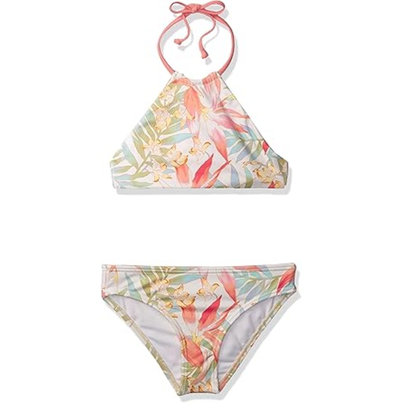 Billabong Girls Lil Love Palms Hanky Bikini Set in Multi