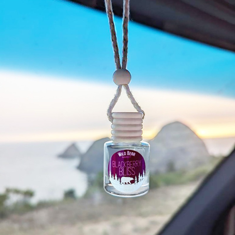 Wild Bear Market Car Freshener - Blackberry Bliss
