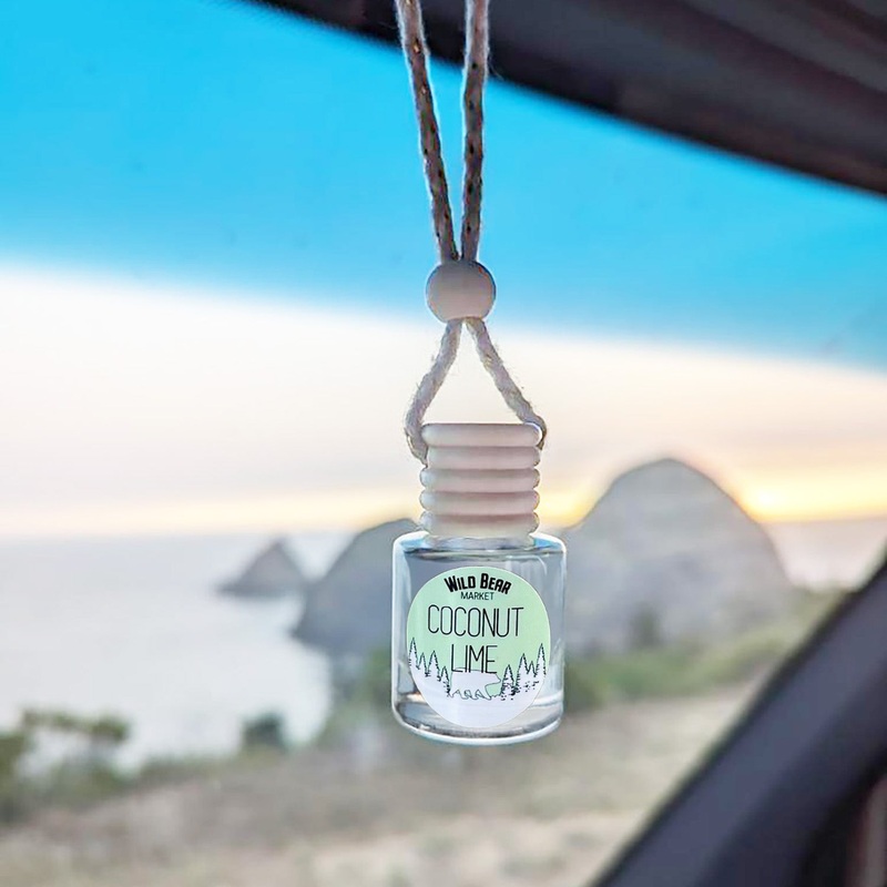 Wild Bear Market Car Freshener - Coconut Lime