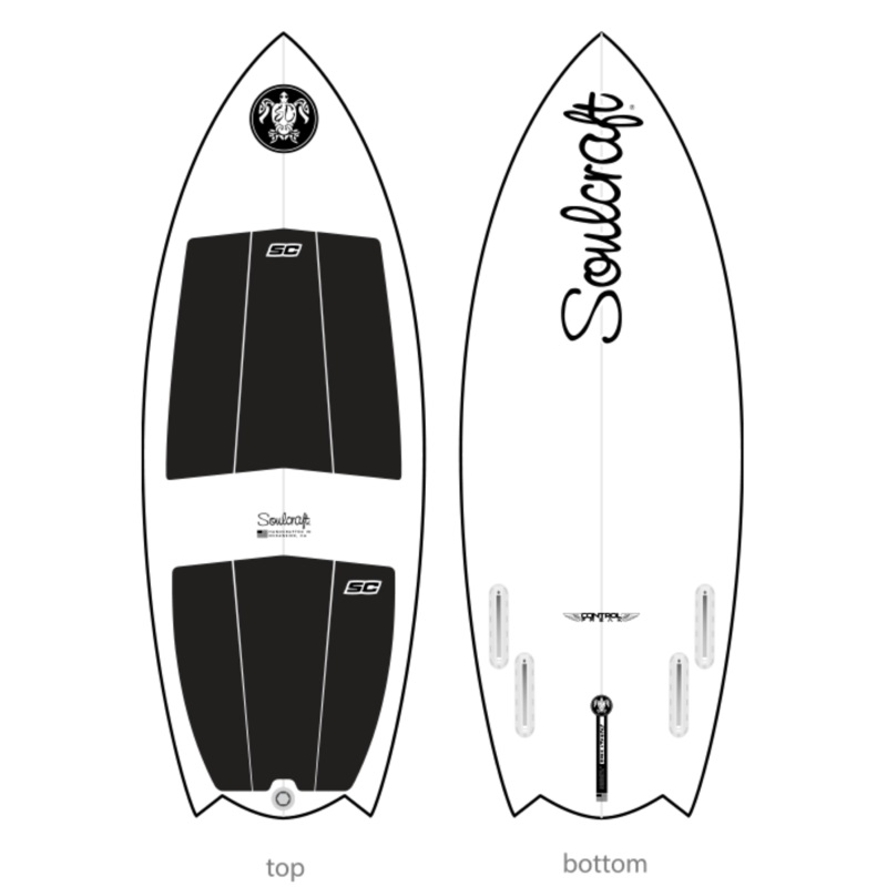 Soulcraft Control Freak A-Series Wakesurf Board 2024