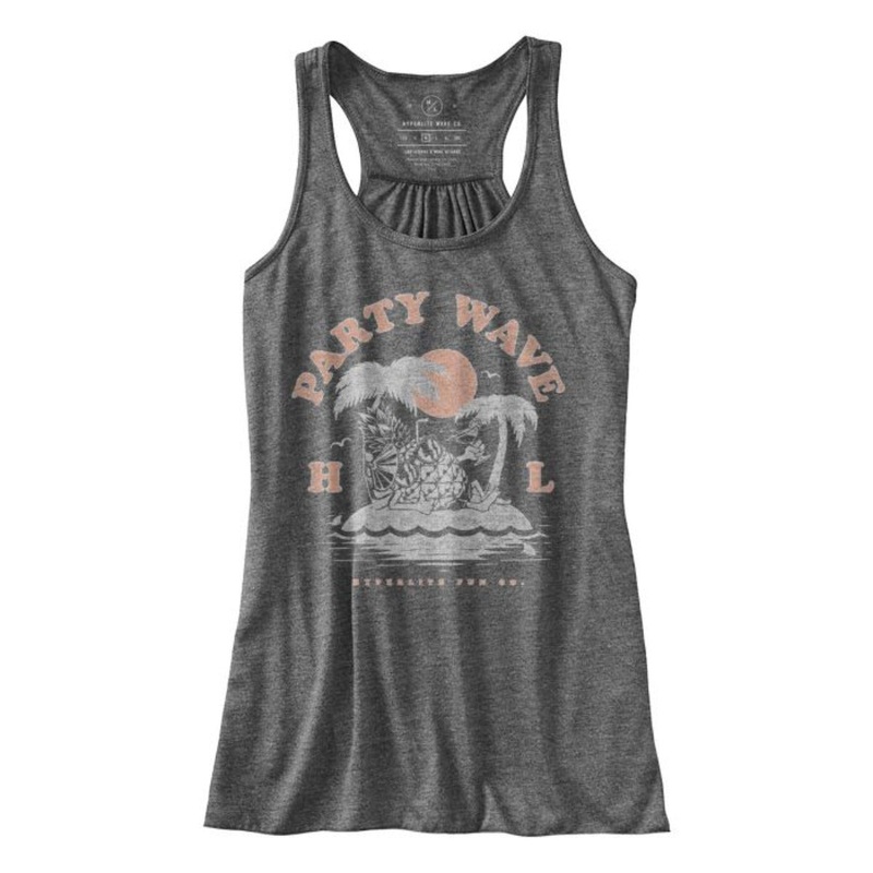 Hyperlite Women's Party Wave Tank in Grey