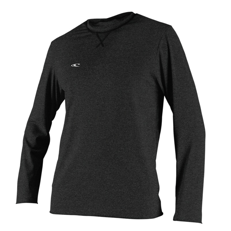 O'Neill Hybrid Long Sleeve Sun Shirt in Black