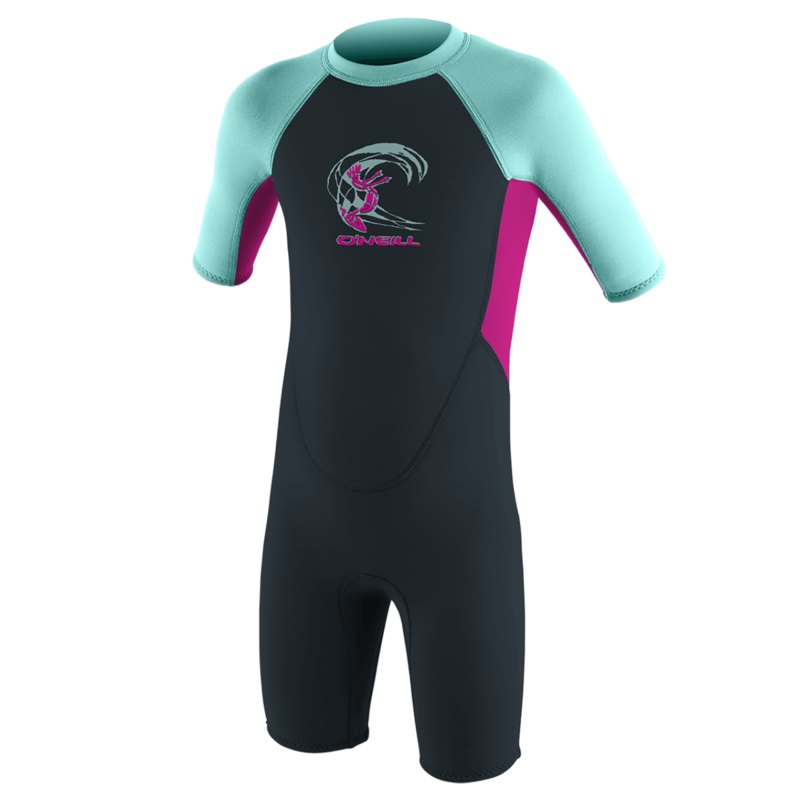 O'Neill Toddler Reactor-2 2mm BZ Spring Wetsuit in Slate/Berry/Seaglass