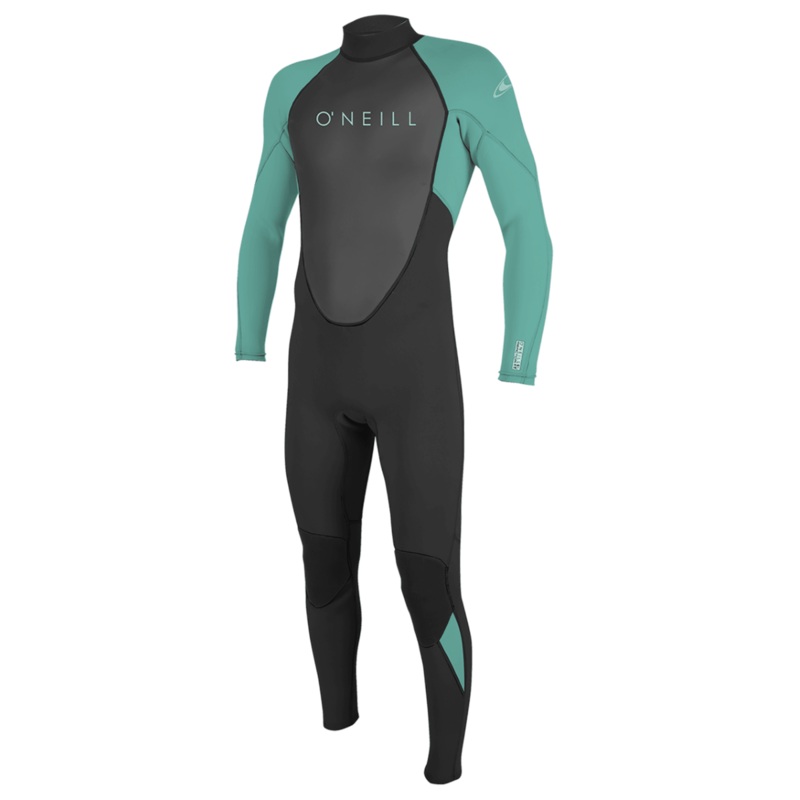 O'Neill Youth Reactor-2 3/2mm BZ Full Wetsuit in Black/Light Aqua