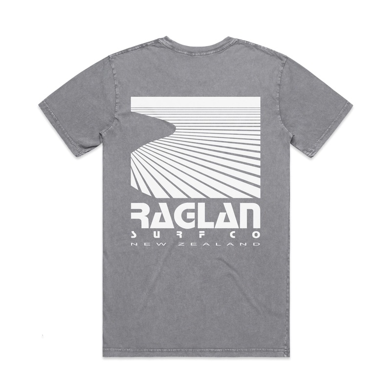 Raglan Surf Co Block Stone Wash T-Shirt