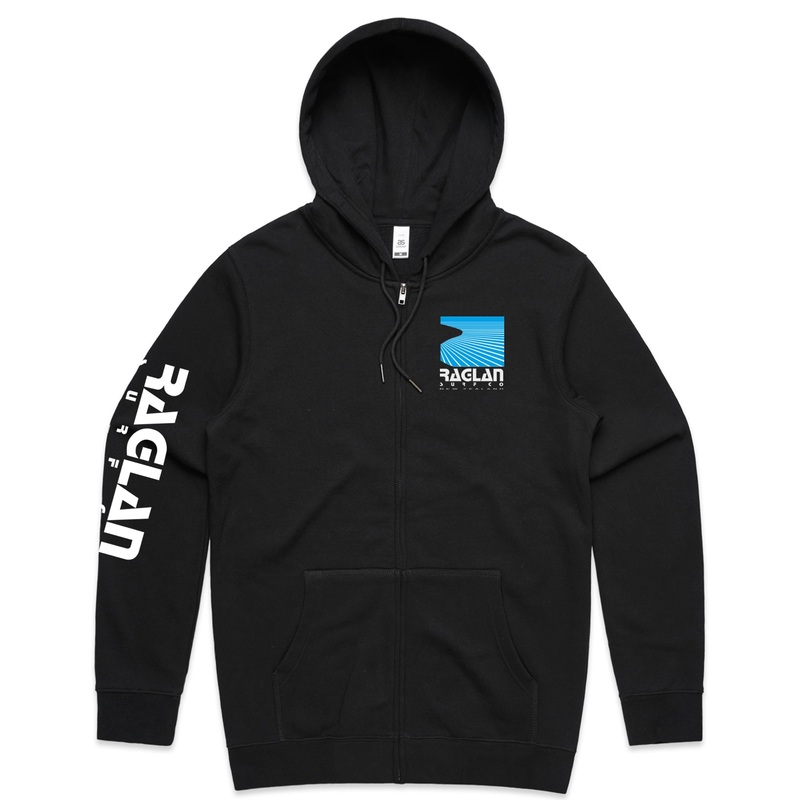 Raglan Surf Co Block Zip Hood
