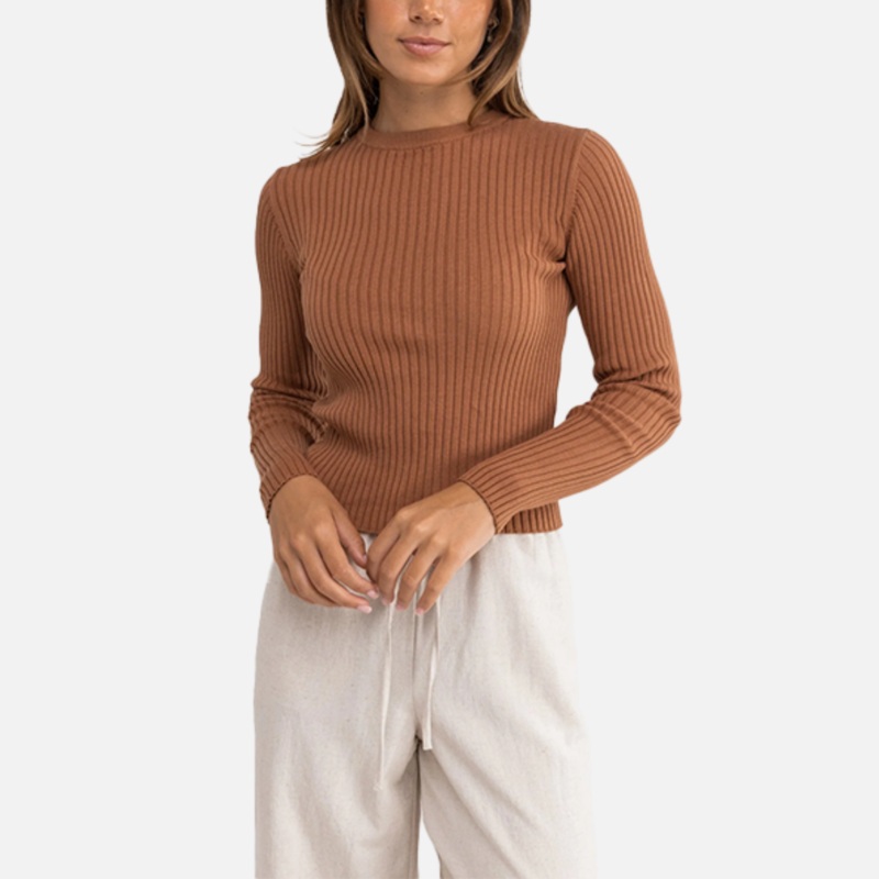 Rhythm Classic Knit Long Sleeve Top