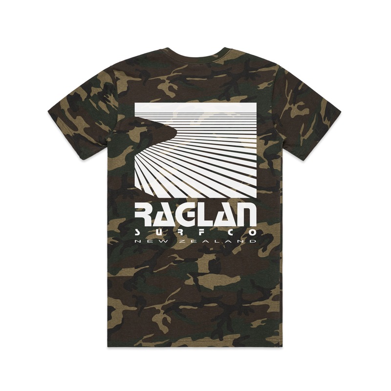 Raglan Surf Co Block Camo T-Shirt