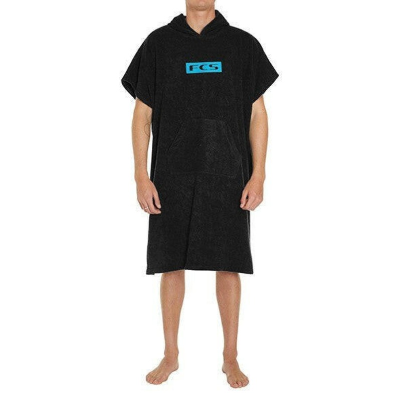 FCS Towel Poncho Black