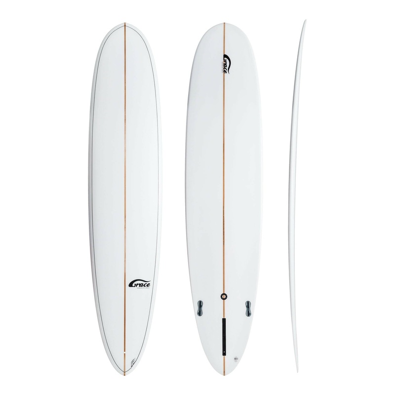 All Rounder 8'6" x 22 1/4" X  2 7/8" - 61.90L, Round Pin, 3x  Single + 2 Boxes Futures Fin Boxes, PU - ID:896238