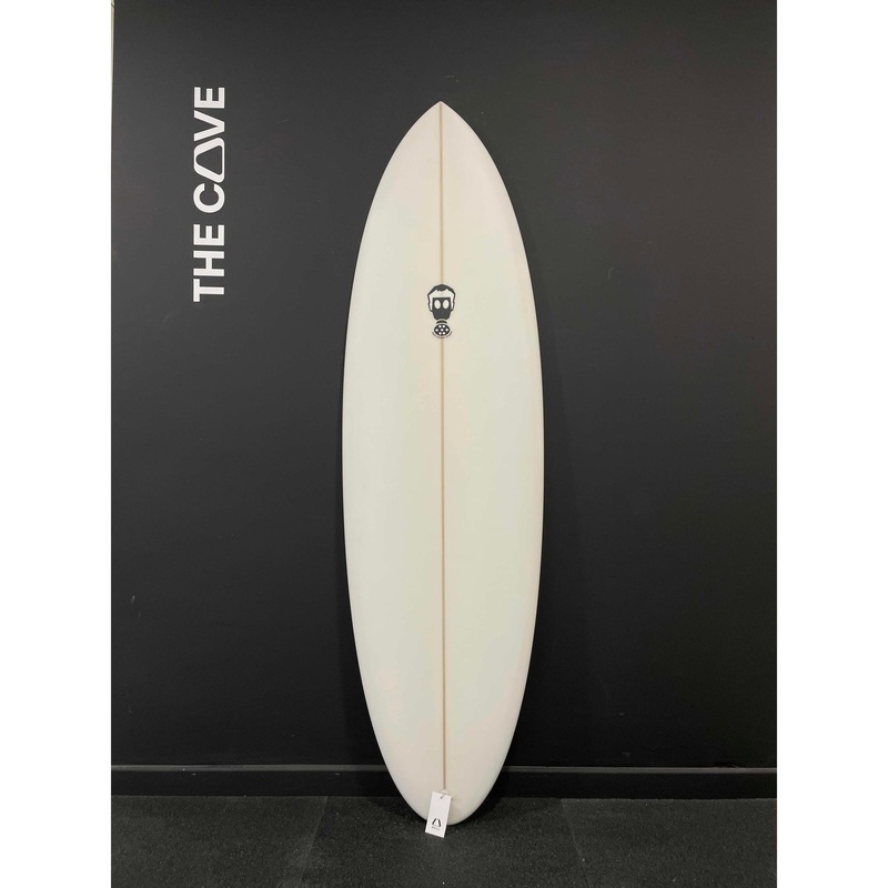One Bad Egg (wide) 6'0" x 21" X  2 3/4", 3x  Single + 2 Boxes Futures Fin Boxes, PU [New] - ID:959288