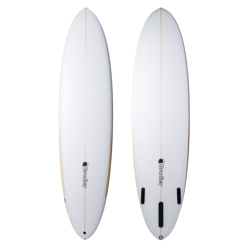Nomad 7'2" x 20 3/4" X  2 3/4" - 44.90L, Round, 3x  Single + 2 Boxes Futures Fin Boxes, PU - ID:973455