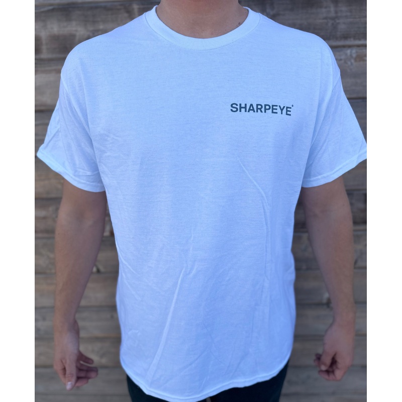Sharp Eye Logo Tee White