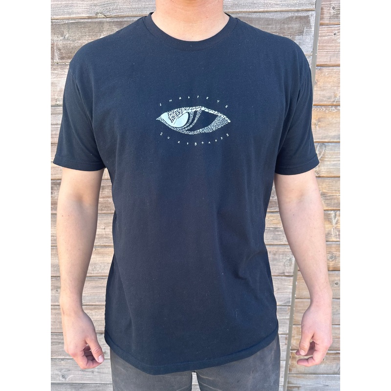 Sharp Eye Wave Short Sleeve Tee Black