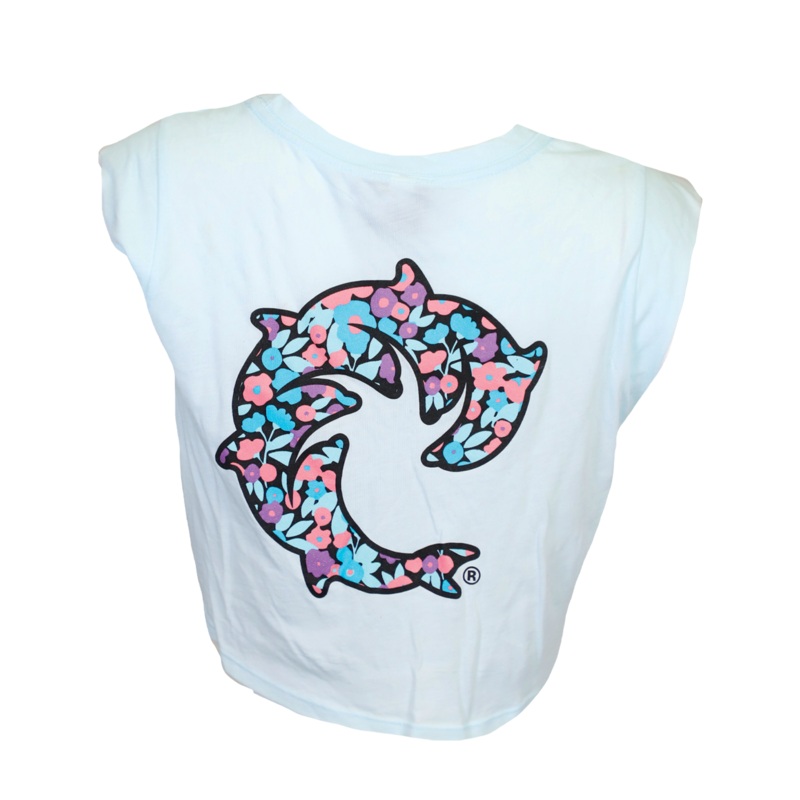 Flower Child Ladies Crop Top Tank Top