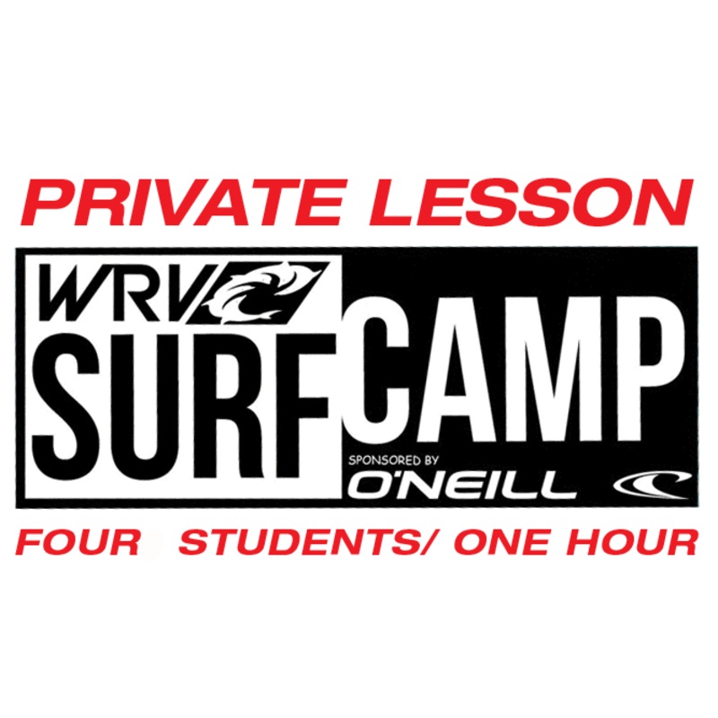 PRIVATE SURF LESSON: 4 STUDENTS, 1 HOUR