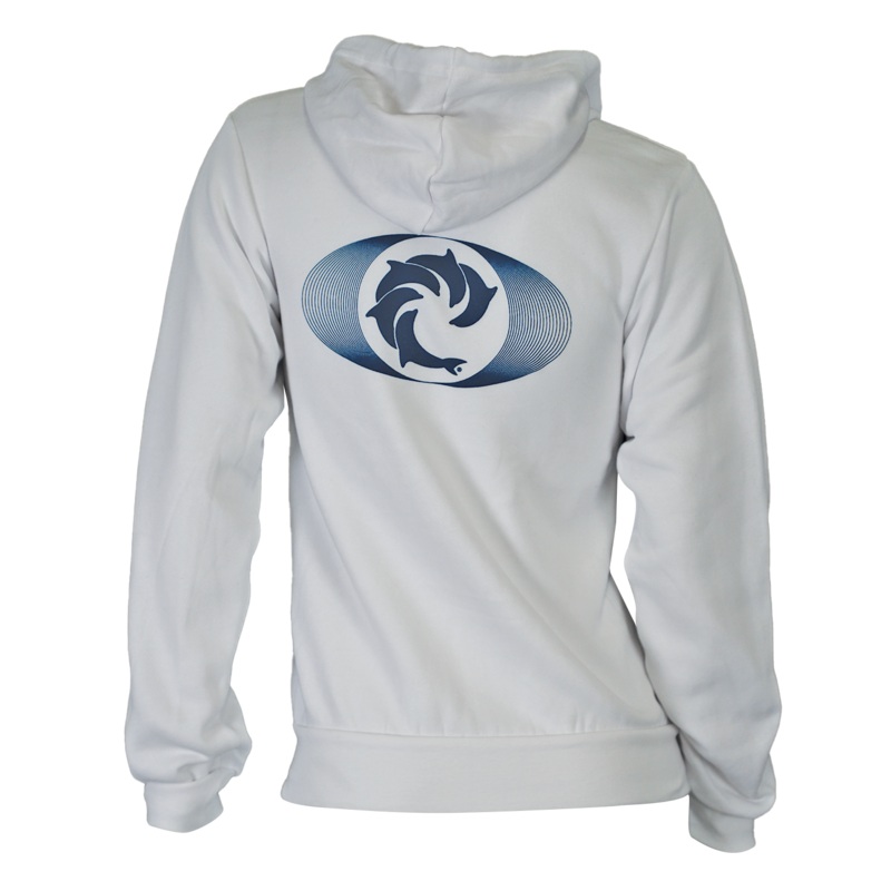Optical Ladies Zip Hooded Sweatshirt