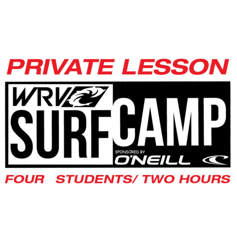 PRIVATE SURF LESSON: 4 STUDENTS, 2 HOURS